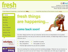 Tablet Screenshot of freshdps.co.uk